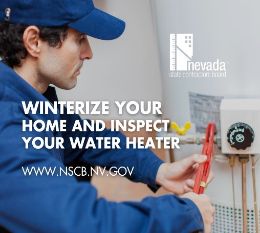 Winterize your home and inspect your water heater.